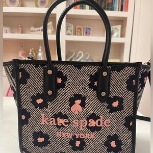Kate Spade Ella Herringbone Floral handbag, small
